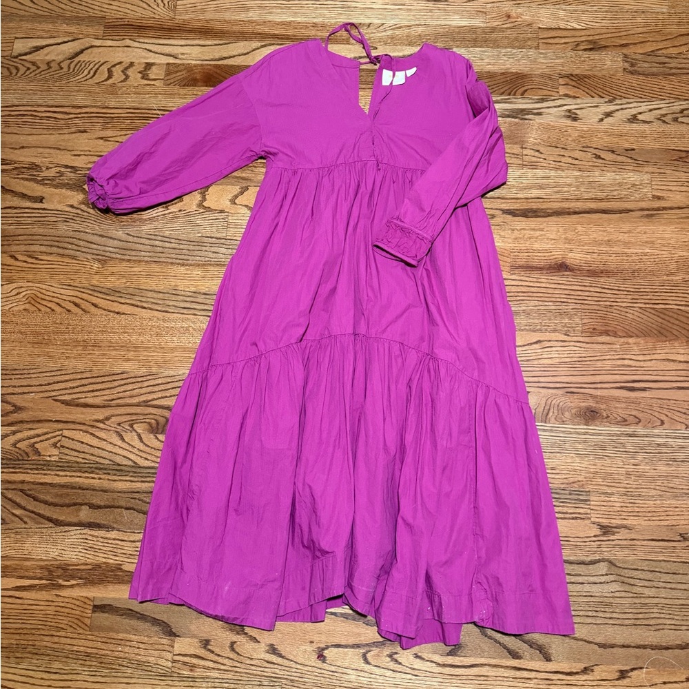 Magenta Maeve by Anthropologie tiered dress